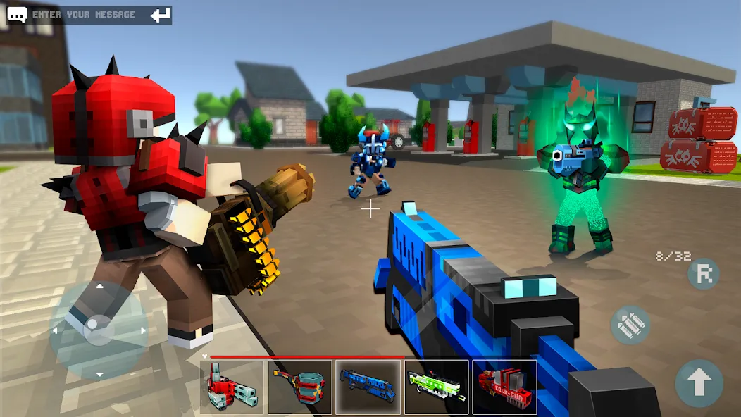 Mad GunS online shooting games — скачать мод: Безлимитные деньги и оружие — скриншот 2 Mad GunS online shooting games — скачать мод: Безлимитные деньги и оружие — скриншот 2