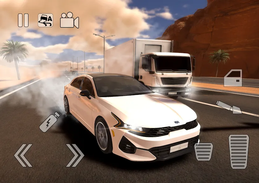 Скачать Highway Drifter на Андроид с модом — Безлимитные деньги и топливо — скриншот 3 Скачать Highway Drifter на Андроид с модом — Безлимитные деньги и топливо — скриншот 3