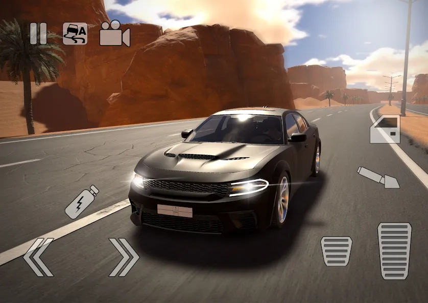 Скачать Highway Drifter на Андроид с модом — Безлимитные деньги и топливо — скриншот 5 Скачать Highway Drifter на Андроид с модом — Безлимитные деньги и топливо — скриншот 5