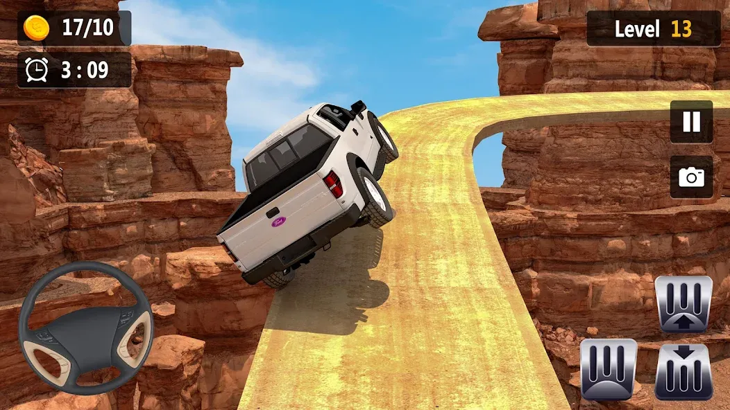 Скачать Mountain Driving: 4x4 Climb — Безлимитные деньги и топливо — скриншот 2