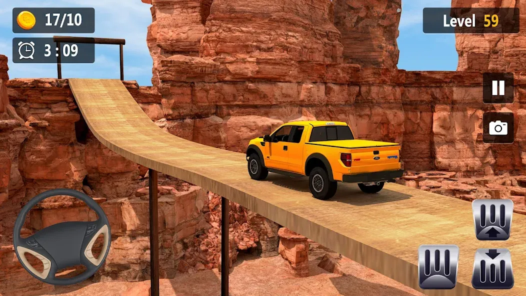 Скачать Mountain Driving: 4x4 Climb — Безлимитные деньги и топливо — скриншот 3