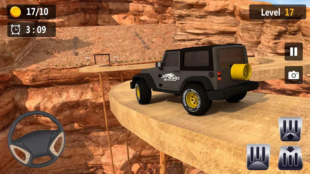 Скачать Mountain Driving: 4x4 Climb — Безлимитные деньги и топливо — скриншот 4