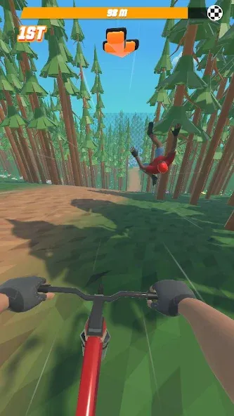 Bike Hill 3D мод на Андроид: Безлимитные деньги и все трассы открыты — скриншот 2