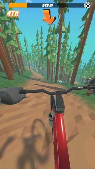 Bike Hill 3D мод на Андроид: Безлимитные деньги и все трассы открыты — скриншот 4