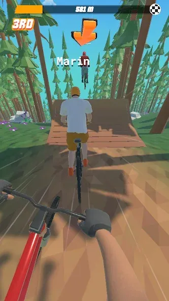 Bike Hill 3D мод на Андроид: Безлимитные деньги и все трассы открыты — скриншот 5