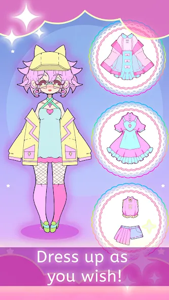 Скачать Moon's Closet dress up game последней версии — Открыты все наряды и аксессуары — скриншот 2 Скачать Moon's Closet dress up game последней версии — Открыты все наряды и аксессуары — скриншот 2