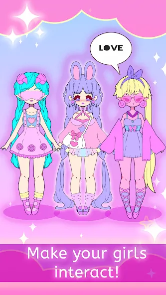 Скачать Moon's Closet dress up game последней версии — Открыты все наряды и аксессуары — скриншот 5 Скачать Moon's Closet dress up game последней версии — Открыты все наряды и аксессуары — скриншот 5