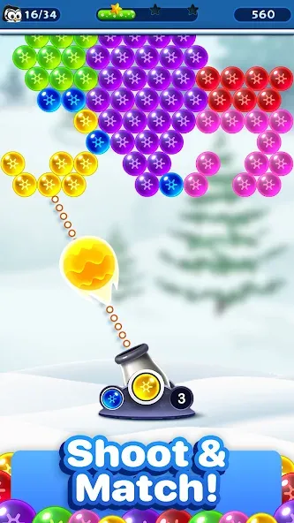 Bubble Pop Games: Shooter Cash на телефон — скачать мод: Безлимитные монеты и жизни — скриншот 3 Bubble Pop Games: Shooter Cash на телефон — скачать мод: Безлимитные монеты и жизни — скриншот 3