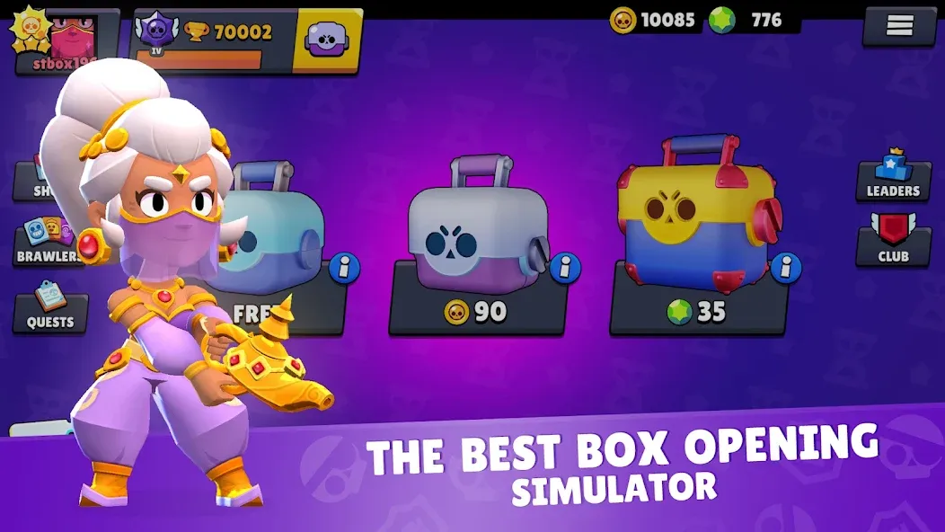 Star Box Simulator for BS — скачать мод: Безлимитные ресурсы и все герои — скриншот 1 Star Box Simulator for BS — скачать мод: Безлимитные ресурсы и все герои — скриншот 1