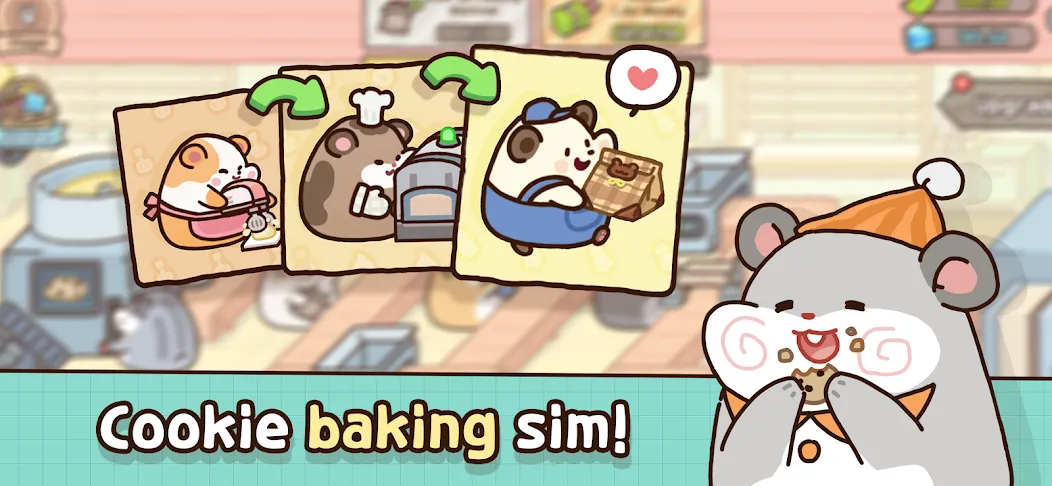 Мод Hamster Cookie Factory — Безлимитные монеты и ускоренное производство, скачать APK — скриншот 1 Мод Hamster Cookie Factory — Безлимитные монеты и ускоренное производство, скачать APK — скриншот 1