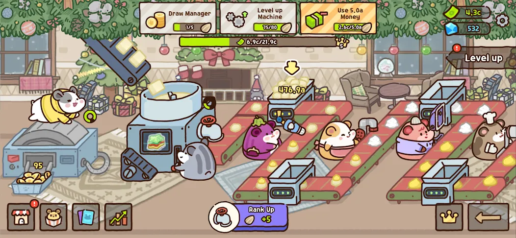 Мод Hamster Cookie Factory — Безлимитные монеты и ускоренное производство, скачать APK — скриншот 5 Мод Hamster Cookie Factory — Безлимитные монеты и ускоренное производство, скачать APK — скриншот 5