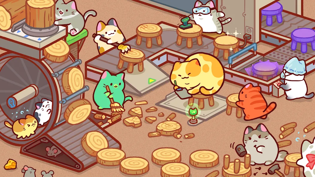 Скачать Kitty Cat Tycoon на Андроид с модом — Безлимитные деньги и ресурсы — скриншот 1 Скачать Kitty Cat Tycoon на Андроид с модом — Безлимитные деньги и ресурсы — скриншот 1