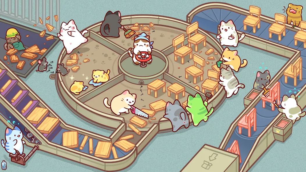 Скачать Kitty Cat Tycoon на Андроид с модом — Безлимитные деньги и ресурсы — скриншот 3 Скачать Kitty Cat Tycoon на Андроид с модом — Безлимитные деньги и ресурсы — скриншот 3