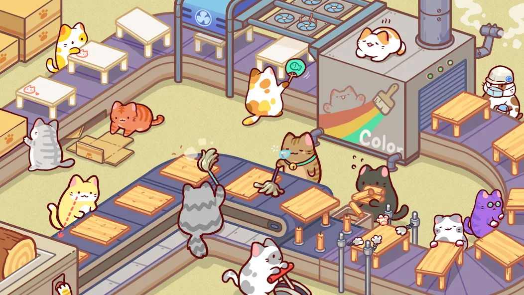 Скачать Kitty Cat Tycoon на Андроид с модом — Безлимитные деньги и ресурсы — скриншот 4 Скачать Kitty Cat Tycoon на Андроид с модом — Безлимитные деньги и ресурсы — скриншот 4