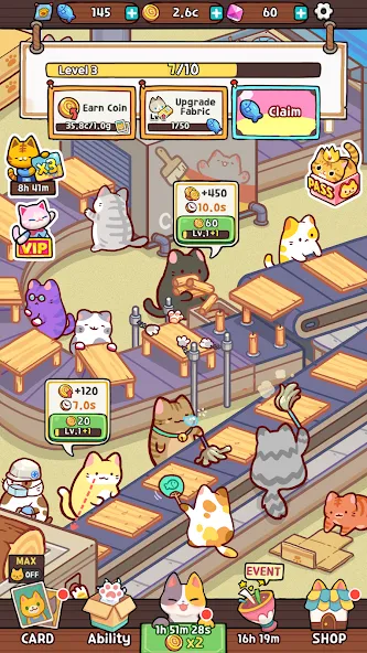 Скачать Kitty Cat Tycoon на Андроид с модом — Безлимитные деньги и ресурсы — скриншот 5 Скачать Kitty Cat Tycoon на Андроид с модом — Безлимитные деньги и ресурсы — скриншот 5