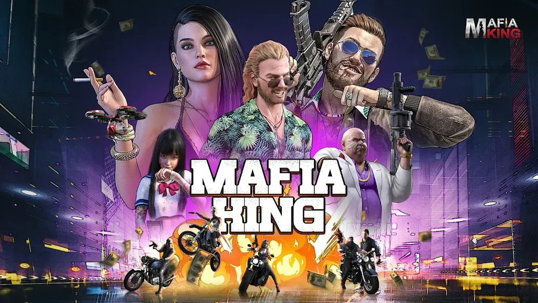 Mafia King взломанный APK — Безлимитные деньги и ресурсы — скриншот 1