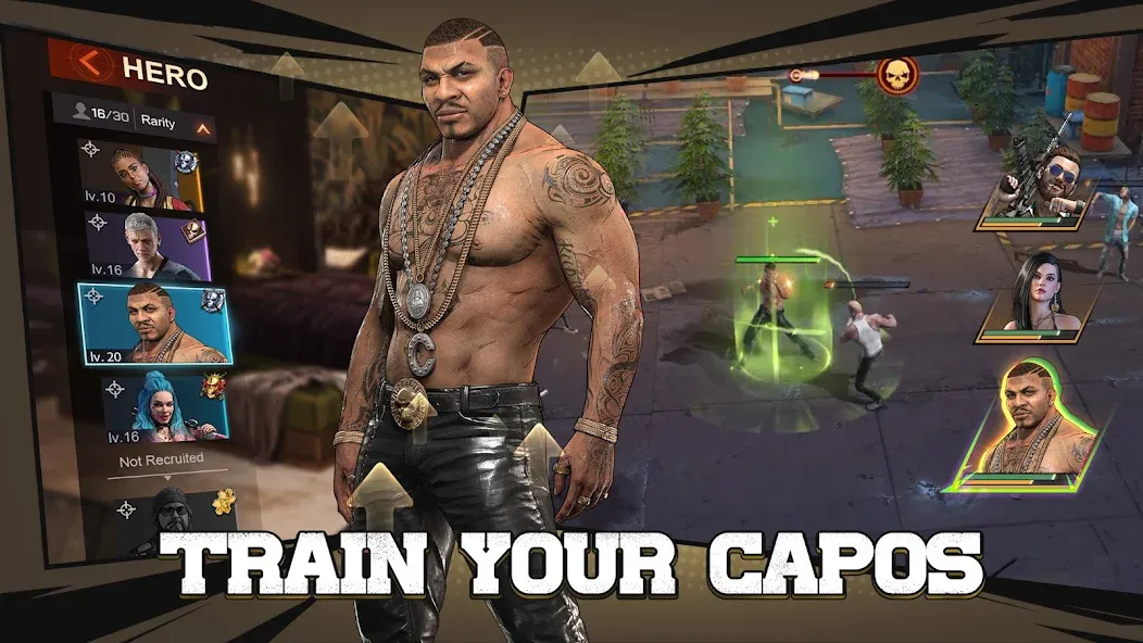 Mafia King взломанный APK — Безлимитные деньги и ресурсы — скриншот 4