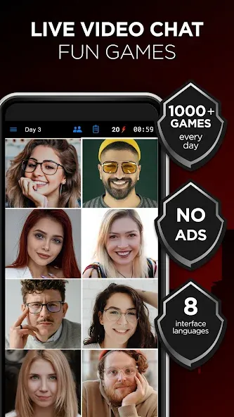 Mafia Online With Video Chat бесплатно на Андроид — мод: Безлимитные монеты и видеочат — скриншот 1 Mafia Online With Video Chat бесплатно на Андроид — мод: Безлимитные монеты и видеочат — скриншот 1