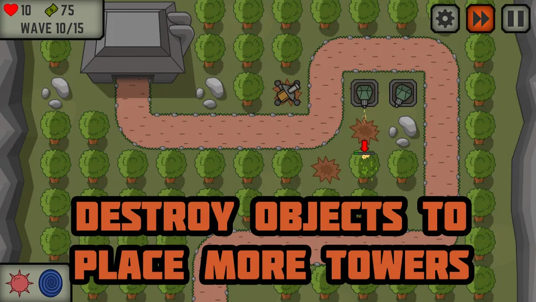 Скачать Tactical War: Tower Defense бесплатно — Безлимитные деньги и мощные войска — скриншот 4