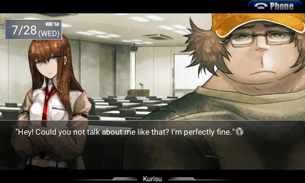STEINS;GATE (Мод: Все сюжетные ветки разблокированы) — скачать на Андроид — скриншот 3