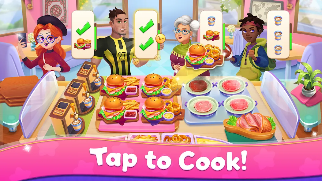 Скачать Mom's Kitchen : Cooking Games мод — Безлимитные деньги и открыты все уровни — скриншот 3 Скачать Mom's Kitchen : Cooking Games мод — Безлимитные деньги и открыты все уровни — скриншот 3