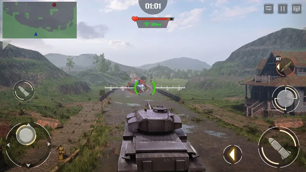 Furious Tank: War of Worlds — взломанная версия, Безлимитные деньги и боеприпасы — скриншот 3 Furious Tank: War of Worlds — взломанная версия, Безлимитные деньги и боеприпасы — скриншот 3