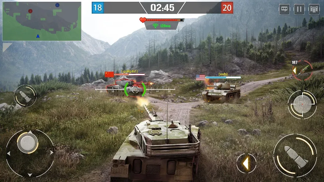 Furious Tank: War of Worlds — взломанная версия, Безлимитные деньги и боеприпасы — скриншот 4 Furious Tank: War of Worlds — взломанная версия, Безлимитные деньги и боеприпасы — скриншот 4
