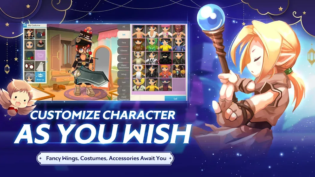 Мод Luna Fantasia: Sword & Magic — Безлимитные ресурсы и усиленные персонажи, скачать APK — скриншот 2 Мод Luna Fantasia: Sword & Magic — Безлимитные ресурсы и усиленные персонажи, скачать APK — скриншот 2