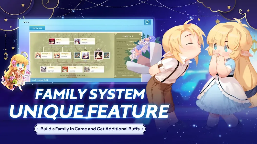 Мод Luna Fantasia: Sword & Magic — Безлимитные ресурсы и усиленные персонажи, скачать APK — скриншот 4 Мод Luna Fantasia: Sword & Magic — Безлимитные ресурсы и усиленные персонажи, скачать APK — скриншот 4