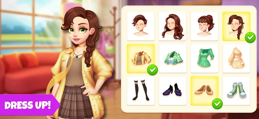 Makeover Blast: Dressup Salon взломанный APK — Безлимитные деньги и алмазы — скриншот 3