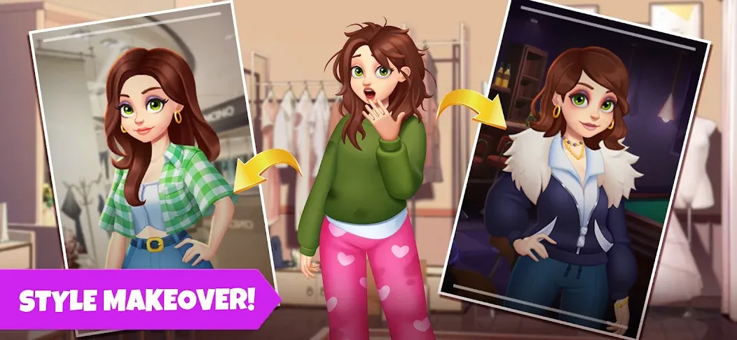 Makeover Blast: Dressup Salon взломанный APK — Безлимитные деньги и алмазы — скриншот 4