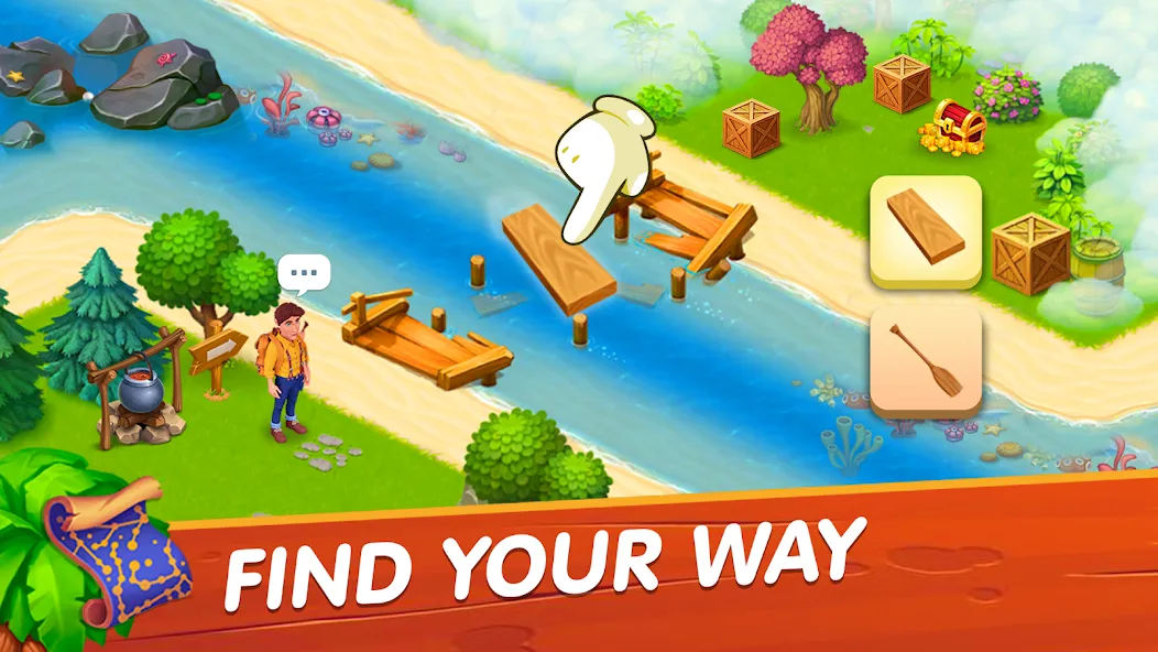 Мод Farm Bay — Безлимитные монеты и ресурсы, скачать APK — скриншот 1