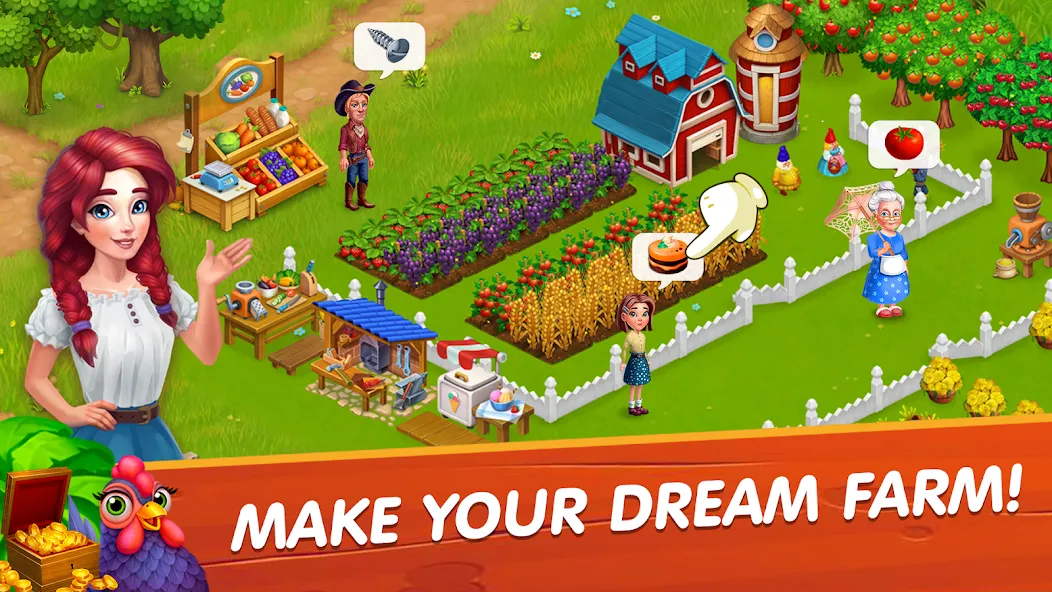 Мод Farm Bay — Безлимитные монеты и ресурсы, скачать APK — скриншот 3