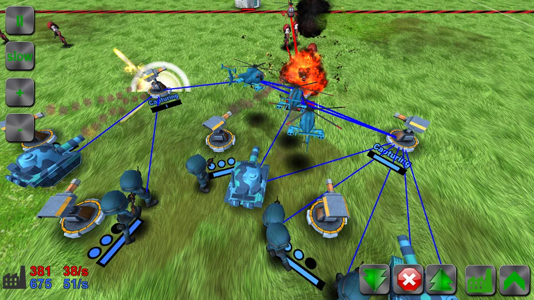 WAR! Showdown (Мод: Безлимитные ресурсы и быстрая прокачка) — скачать на Андроид — скриншот 3 WAR! Showdown (Мод: Безлимитные ресурсы и быстрая прокачка) — скачать на Андроид — скриншот 3