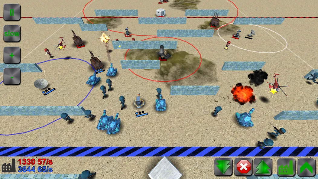 WAR! Showdown (Мод: Безлимитные ресурсы и быстрая прокачка) — скачать на Андроид — скриншот 4 WAR! Showdown (Мод: Безлимитные ресурсы и быстрая прокачка) — скачать на Андроид — скриншот 4