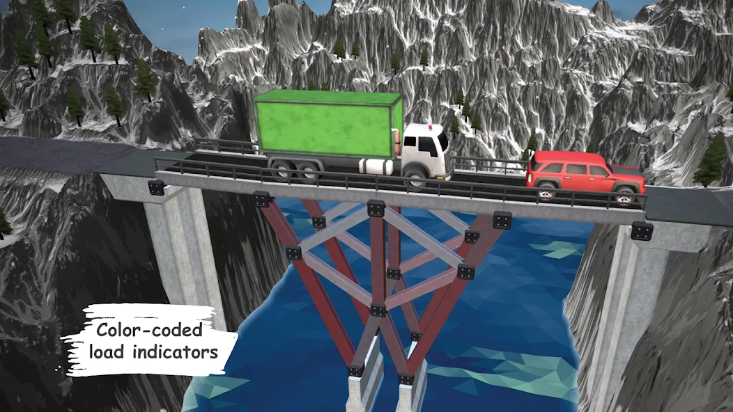 Скачать Bridgezz: Bridge Construction мод — Безлимитные деньги и все уровни — скриншот 2
