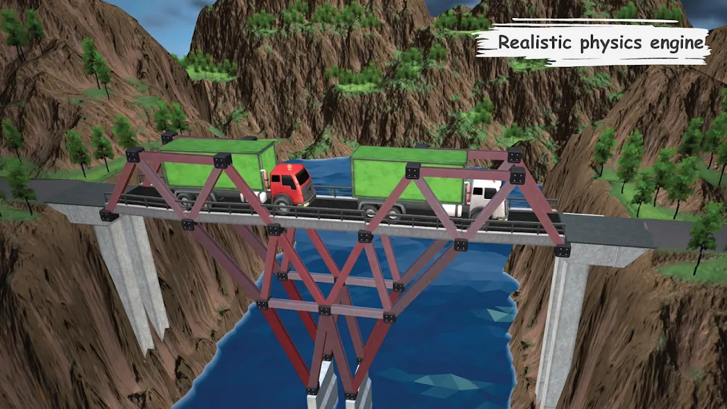 Скачать Bridgezz: Bridge Construction мод — Безлимитные деньги и все уровни — скриншот 4