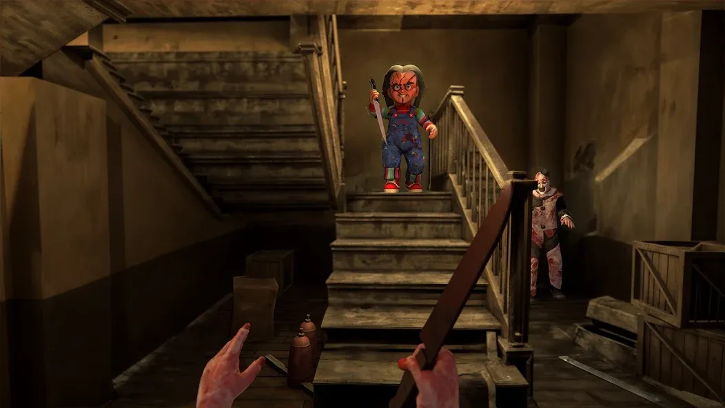 Scary Doll Evil Haunted House взлом APK — Безлимитные деньги и все уровни — скриншот 5