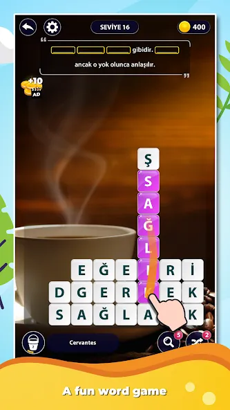 Word Surf: Inspire взломанный APK — Подсказки и безлимитные монеты — скриншот 3 Word Surf: Inspire взломанный APK — Подсказки и безлимитные монеты — скриншот 3