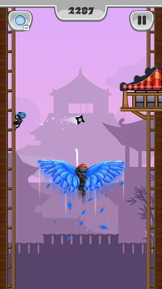 NinJump - Deluxe Run (Мод: Безлимитные монеты и усиленный прыжок) — скачать на Андроид — скриншот 3 NinJump - Deluxe Run (Мод: Безлимитные монеты и усиленный прыжок) — скачать на Андроид — скриншот 3