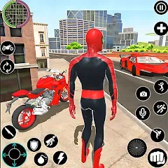 Flying Spider Rope Hero Fight MOD APK: Безлимитные деньги и суперсила героя