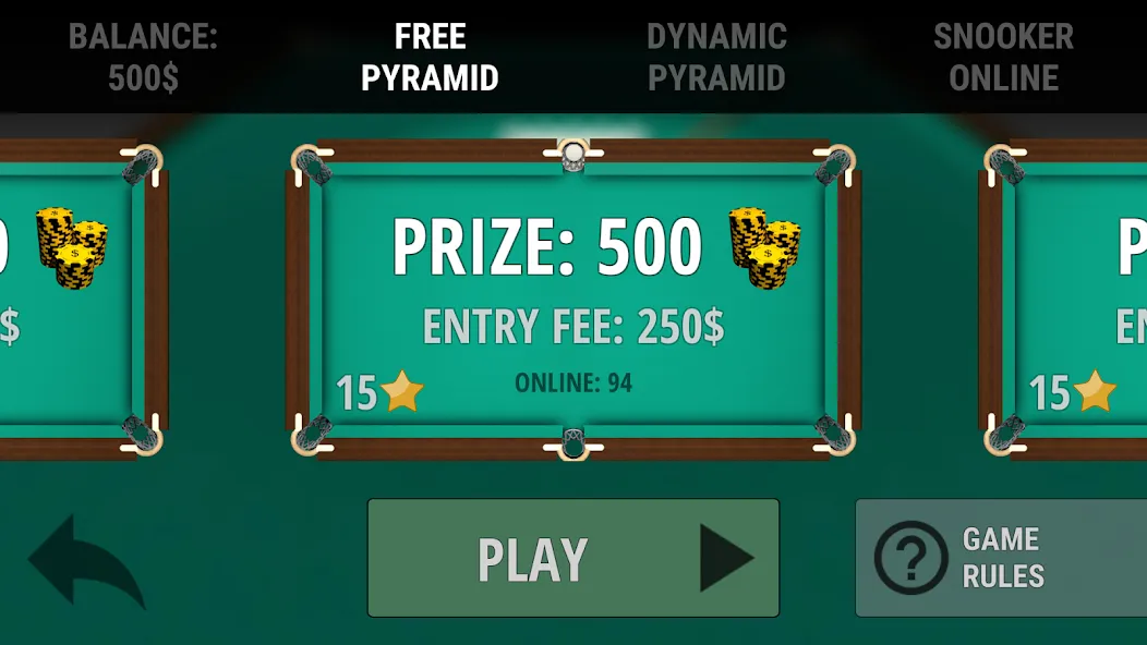 Russian Billiard Pool MOD APK: Безлимитные монеты и разблокированы столы — скриншот 5