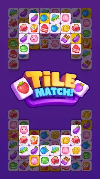 Скачать взлом Tile Match - Matching Game — Без рекламы и подсказки доступны — скриншот 5