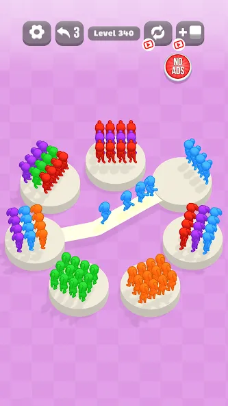 Escape Island: Fun Color Sort MOD APK скачать на Андроид — Безлимитные подсказки и открыты все уровни — скриншот 1 Escape Island: Fun Color Sort MOD APK скачать на Андроид — Безлимитные подсказки и открыты все уровни — скриншот 1