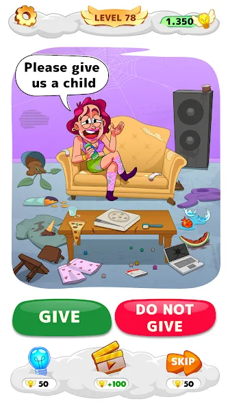 Help Me: Tricky Brain Puzzles — взломанная версия, Без рекламы и открыты все уровни — скриншот 2 Help Me: Tricky Brain Puzzles — взломанная версия, Без рекламы и открыты все уровни — скриншот 2