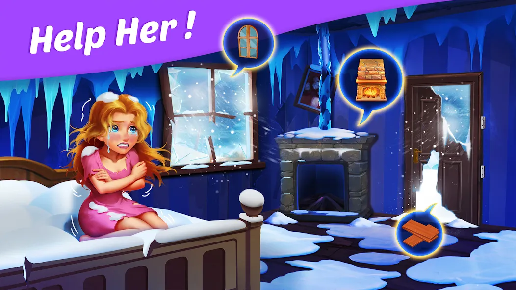 Мод Matchington Mansion — Безлимитные монеты и открыты все уровни, скачать APK — скриншот 2 Мод Matchington Mansion — Безлимитные монеты и открыты все уровни, скачать APK — скриншот 2