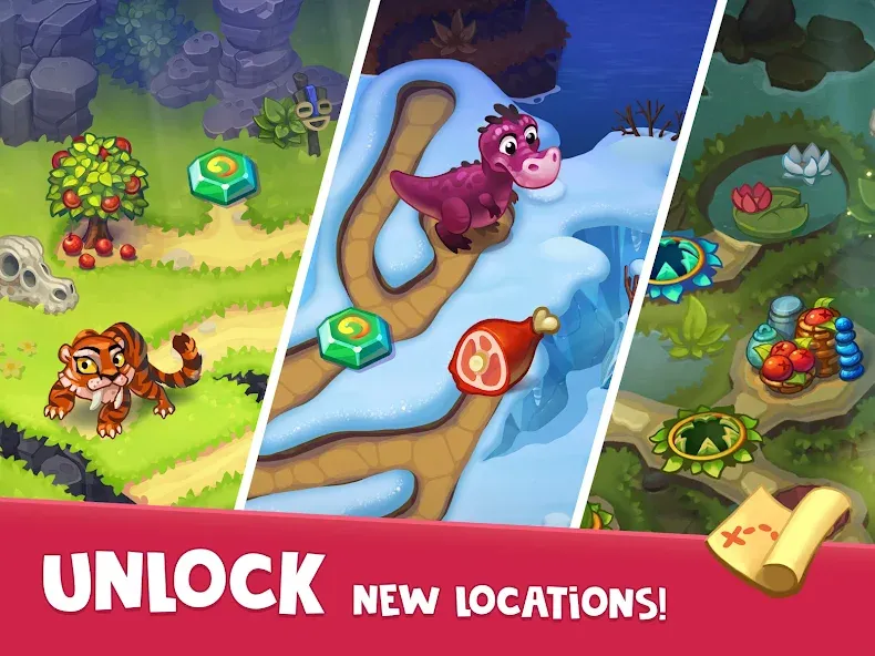 Tribe Dash - Time management MOD APK: Безлимитные ресурсы и ускорение времени — скриншот 2