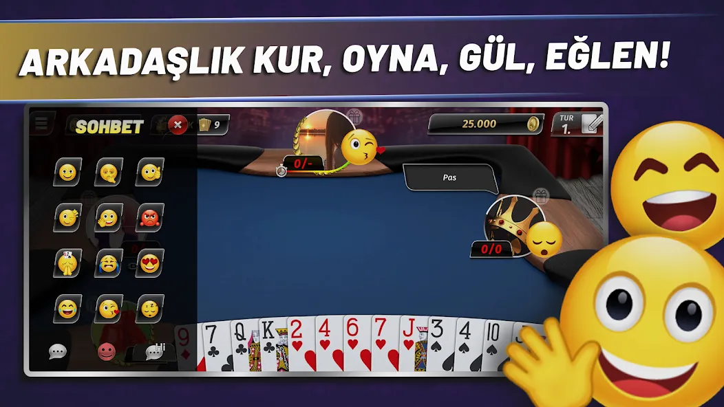 Çanak Batak взлом на Андроид — Безлимитные фишки и подсказки — скриншот 5 Çanak Batak взлом на Андроид — Безлимитные фишки и подсказки — скриншот 5