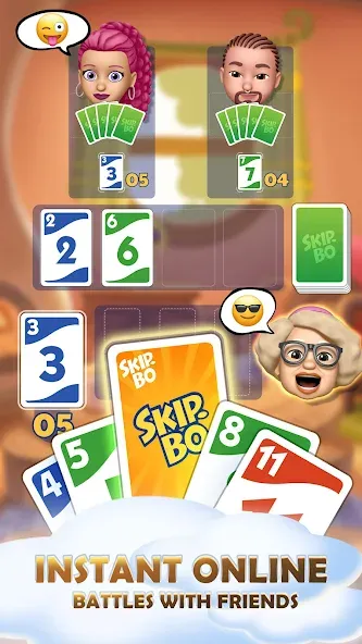 Skip-Bo MOD APK: Безлимитные монеты и все карты открыты — скриншот 2