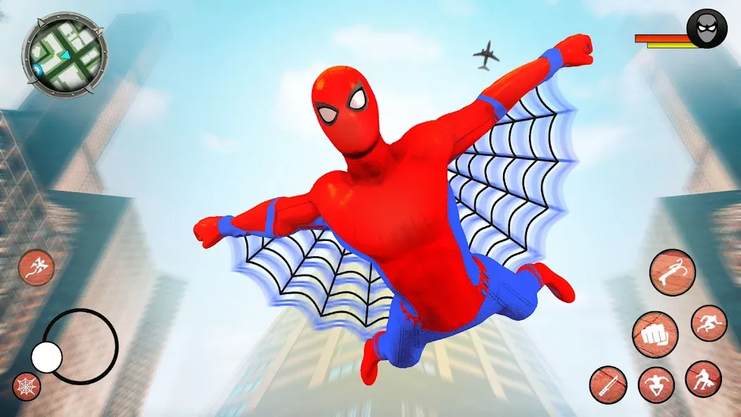 Flying Superhero Robot Games — скачать мод: Безлимитные деньги и полёт без ограничений — скриншот 1